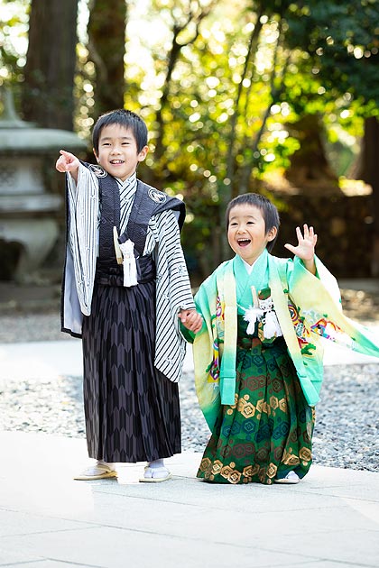 砥鹿神社の七五三詣り