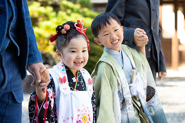 砥鹿神社の七五三詣り