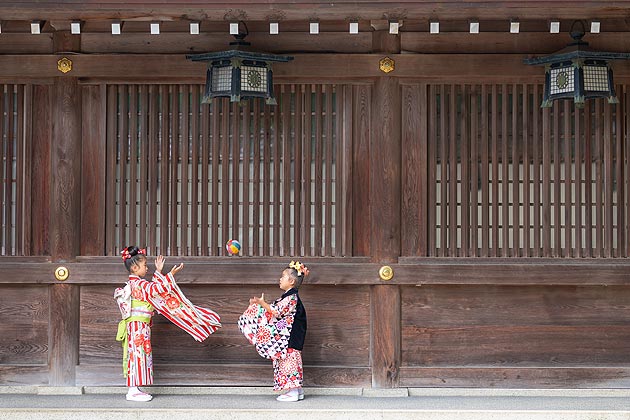 砥鹿神社の七五三詣り