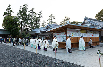 歳旦祭並氏子献穀祭